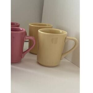 Homer Laughlin Colorations Mugs, Pair of 2 YELLOW ONLY